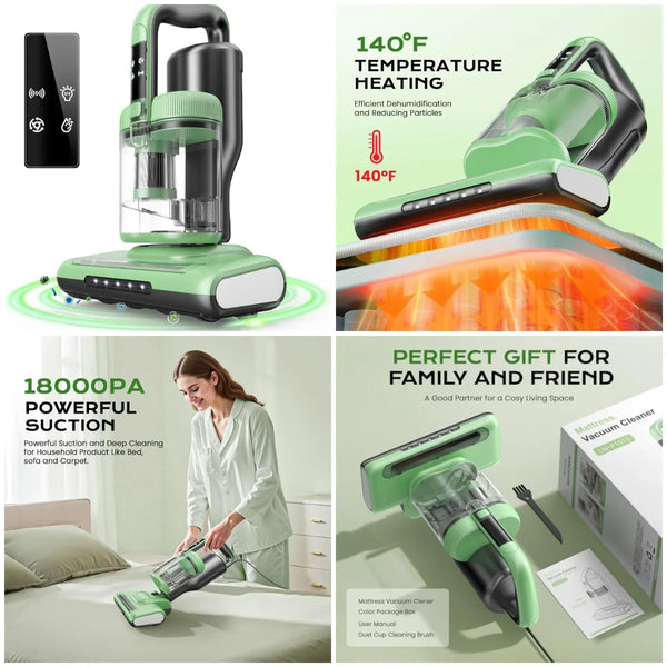 DeepClean Pro Handheld Bed Vacuum